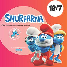 Barnshow med Smurfarna.