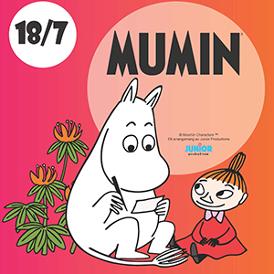Barnshow med Mumin och lilla My.