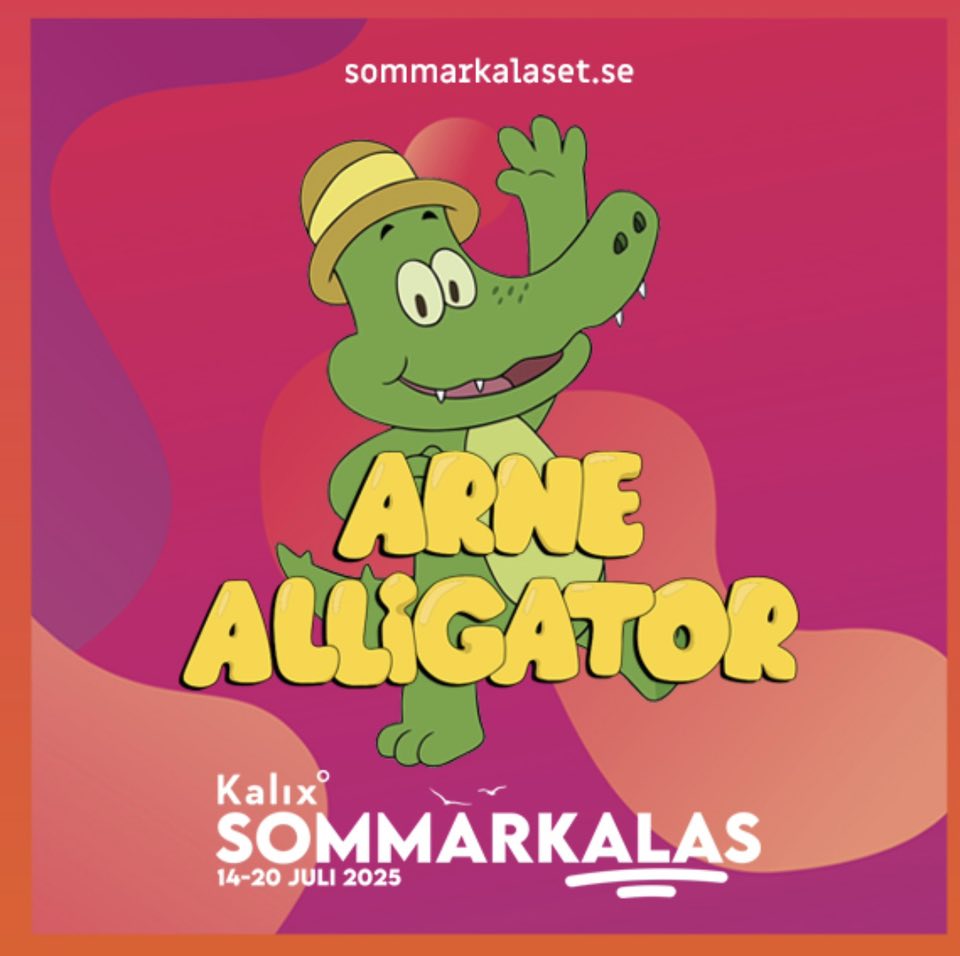 Arne Alligator & Djungeltrumman uppträder på Kalix Sommarkalas lördag den 19 juli.
