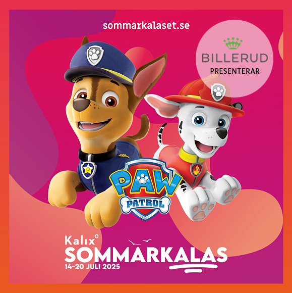 Paw Patrol uppträder på Kalix Sommarkalas lördag den 19 juli.